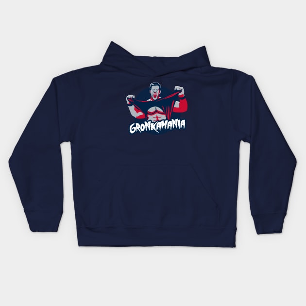 Gronkamania Kids Hoodie by Carl Cordes